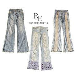 Y2K Paris Hilton Era Girl Denim Jans RE-3467
