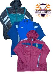 Vintage branded wind breaker track jackets