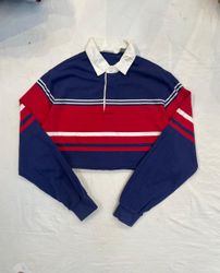 Upcycled Rugby Crop Tops