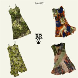 Y2K Earthy Vibe Mix Dress (AA-1117)