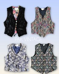 Vintage Floral waistcoat 15 pieces