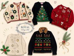 Y2K Festive Vintage Knitwear 🎄