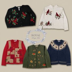 Y2K Autumn Vintage Knit Collection