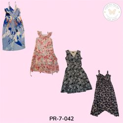 Vintage Y2K Printed Poly Dress – Retro Statement F..