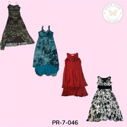 Y2K Mixed Poly Dress Collection – Trendy Vintage A..
