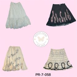 Women’s Mix Cotton Skirts – Lightweight Summer Ess..