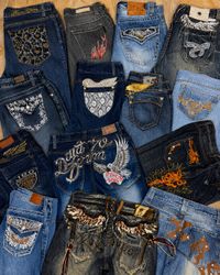 Y2K Designer Bootcut Denims