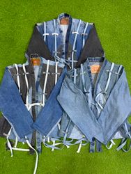 Veste en denim Levi's upcyclée