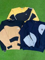 Upcycled Adidas & north face sweatshirt