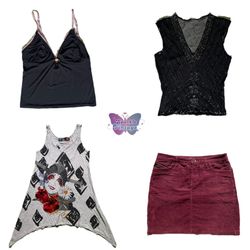Vintage Y2K Aesthetic Bundle | Cami, Gra..