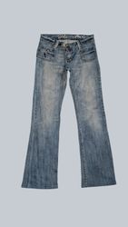 Printeresty y2k flare jeans