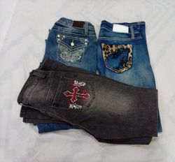 CR9848 Y2K Flare & Straight Jeans