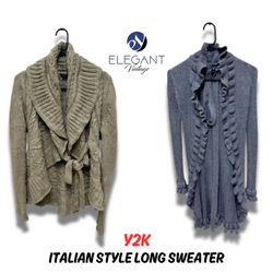 Y2K Italian Style Long Sweaters - EV0188