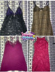 Y2K Vintage Lace Babydoll & Slip Dress Bundle | VR..