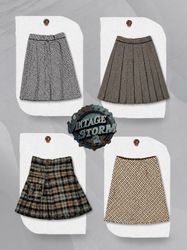 Y2K Wool Skirt