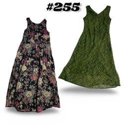Y2K midi dress (floral and abstract mesh)