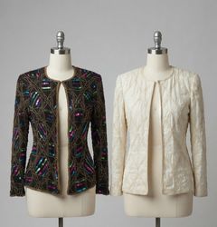 Y2K Beaded Blouse VL65