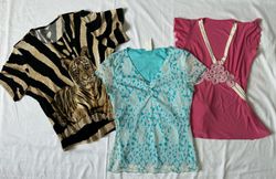 Y2K Blouse Top B# 244