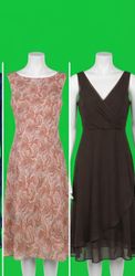 Y2K 100%Silk Dresses Vl66