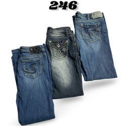 Y2k Low Rice Embroidery denim Bootcut & Flare jean..