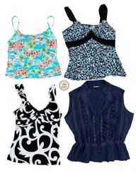 Y2K Tropical Tops 10 Pcs At 1153