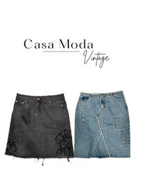 040726-6 Denim midi skirts 10 pcs