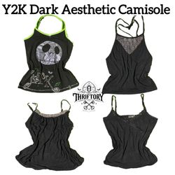 Y2K Dark Aesthetic Camisole TY-080