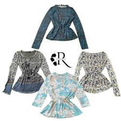 Y2K Unique Girl Printed Full Sleeve Tops RW-2199