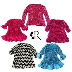 Y2K Romantic Vibe Bubble Top🥰 RW-2201