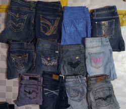 ANGELS JEANS AND OTHER MIX BRANDS MINI SHORTS (ID ..