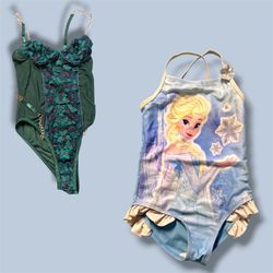 Lightweight one piece swimsuit for girl