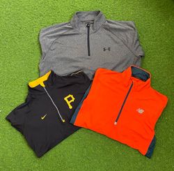 Mix Branded Drill Tops Including Nike, Under Armou..
