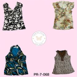 Y2K Printed Short Sleeve Poly Top – Nostalgic Fash..