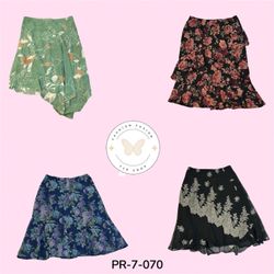 Printed Poly Skirt – Lightweight Everyday Fashion ..