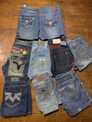 WALLFLOWER AND OTHER BRAND MINI MICRO SHORTS (16)