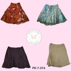 Soft Poly Printed Skirt – Versatile Wardrobe Stapl..