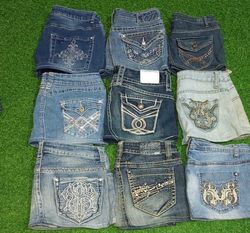 ROZ & ALI AND OTHER MIX BRANDS MINI SKIRTS (C 225)