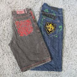***Y2K Retro Baggy Shorts Bundle