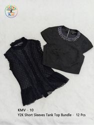 Y2K Short Sleeves Tank Top Bundle (KMV - 10 )