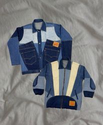 Upcycled Denim Levi’s Jackets