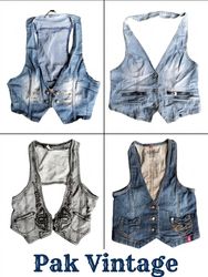 Denim waistcoat 15 pieces