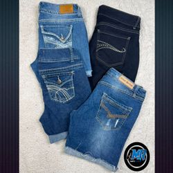 Y2k denim shorts