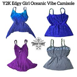 Y2K Edgy Girl Oceanic Vibe Camisole TY-083