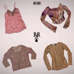 Y2K Baby In Pink Mix Tops (AA-1142)