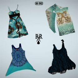 Y2K Oceanic Vibe Mix Dresses (AA-1143)
