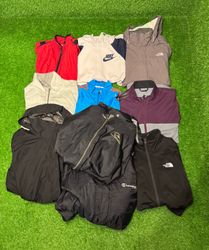 Mix branded track jackets