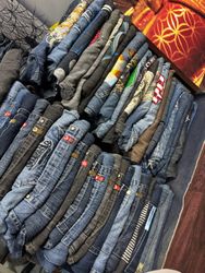 Hiphop Embroidery Branded Jeans