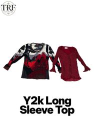Y2k Long Sleeve Top.     #0052