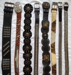 Y2K Aesthetic Belts