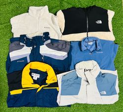 Northface columbia jackets bundle 2